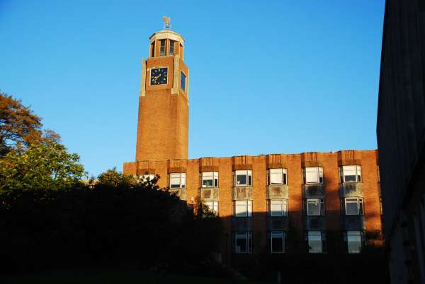 Exeter University clocktower