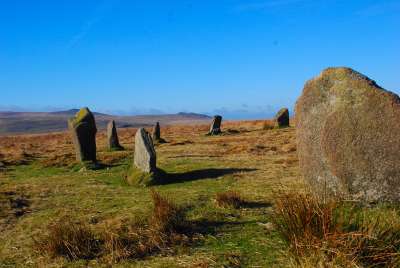 Standing stones on Dartmoor
